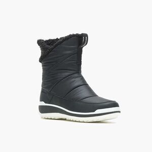 Merrell Snowcreek Sport Mid Zip Polar J003668 Snow Boots Women's 9 Black TF260